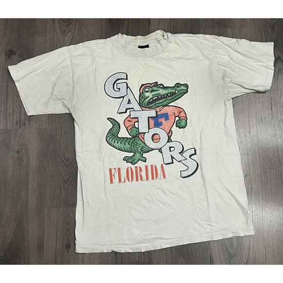 Vintage Florida Gators T Shirt Mens XL Distressed Winning Image Made USA - Picture 1 of 12